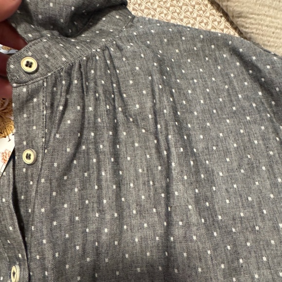 andBloom - Cotton blouse in timeless grey - one size - Picture 8 of 9